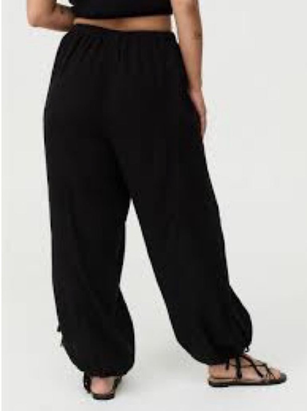 Torrid Festi Pull-on Relaxed Balloon Pant Black Size 0x